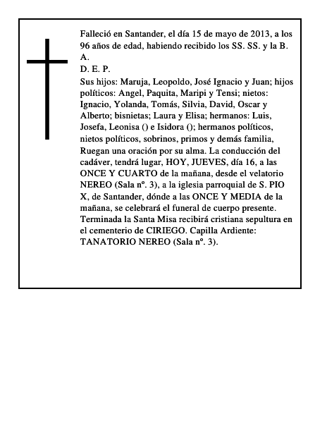 María Benito Garrote