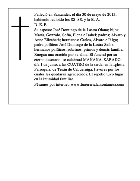 Mary de Paternina Sunley