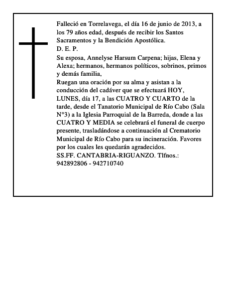 MAURICIO CARPENA AGUILERA
