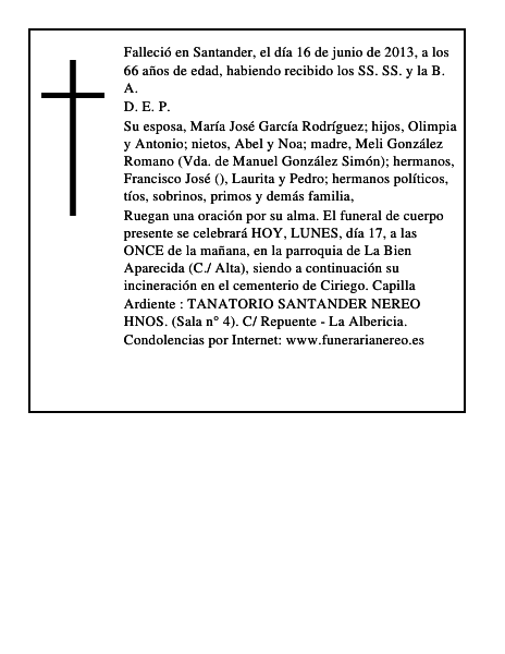 LUIS MANUEL GONZALEZ GONZALEZ