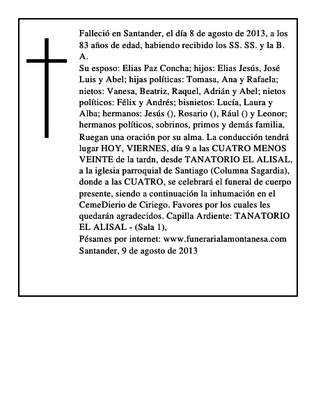 Maria Encarnaion Ramos Ramirez
