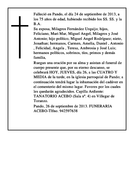 Feliciano Ortiz Urquijo