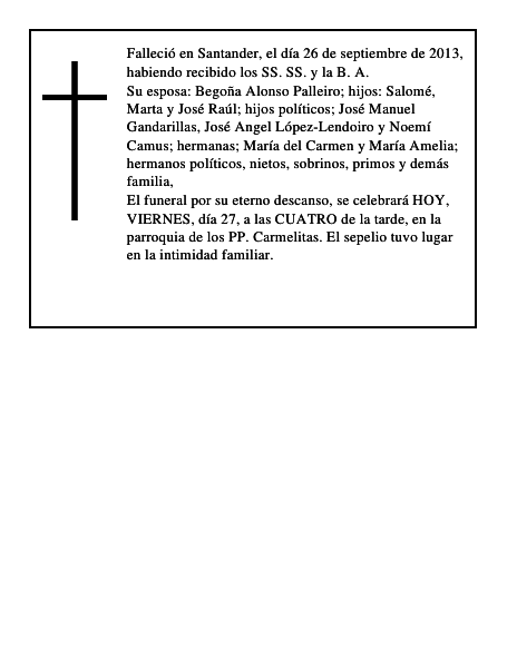 José Raúl Fuente Hierro