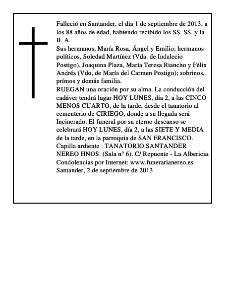 MARIA JESUS POSTIGO FERNANDEZ
