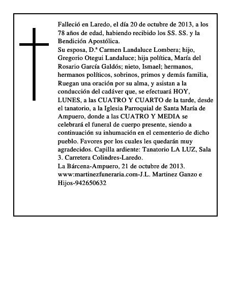 Gregorio Marinao Otegui Cabrillo