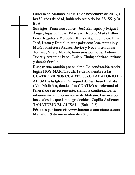 FAUSTINA LOPEZ