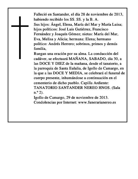 María Luisa Elena Peña Obregón