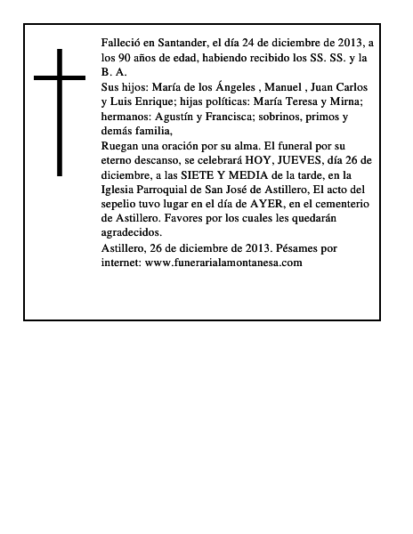 María de los Ángeles Sedano Fraile