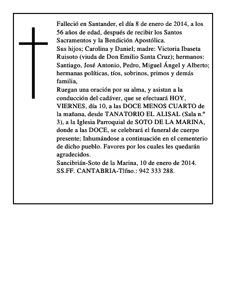 Emilio Santa Cruz Ibaseta