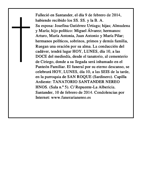 Santiago San Emeterio Zurita