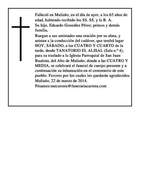 María Jesús Consuelo Pérez Álvarez