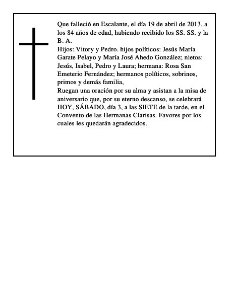 María Luisa San Emeterio Fernández