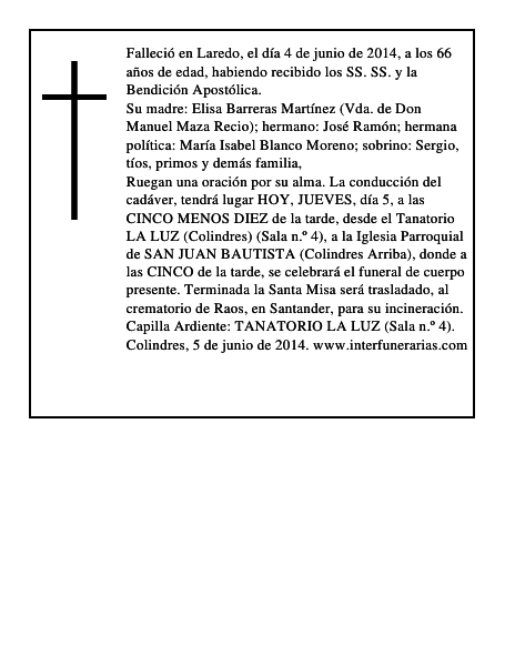 José Manuel Maza Barreras