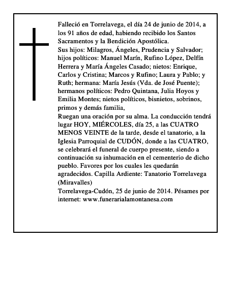 Prudencia Portilla García