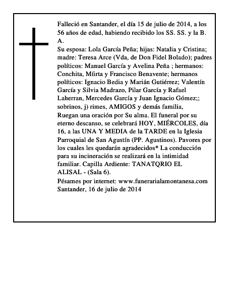 Tomás Bolado Arce