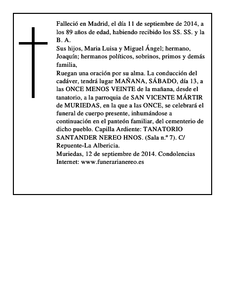 MARIA LUISA CELORIO GUTIERREZ