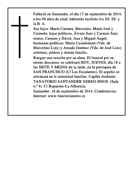 Juana Lois Corvera