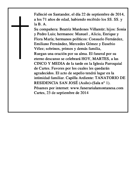 Pedro Fernández Bustamante