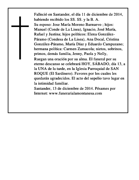 Doña Justina Martínez Berro