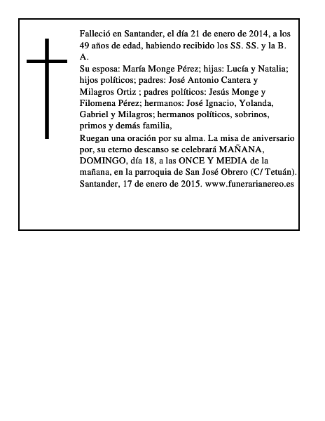 José Antonio Cantera Ortiz