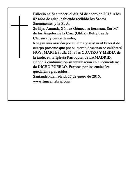 Amanda Gómez Santos de Lamadrid