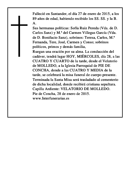 Julia Concepción Sanz Fernández