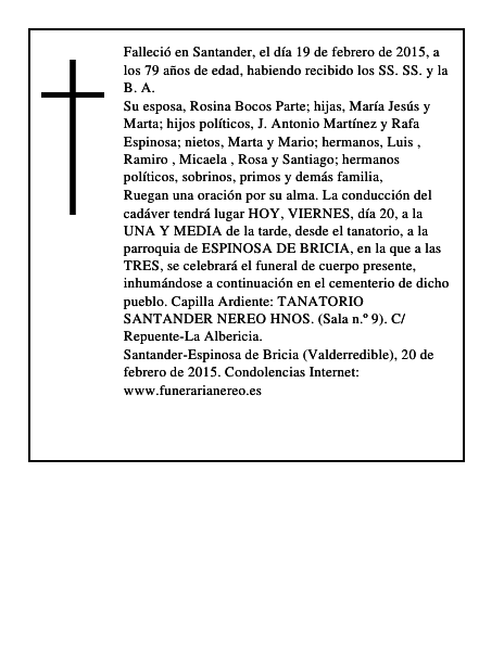 ANSELMO BUSTAMANTE CUESTA