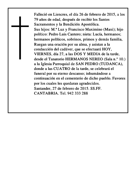 Consuelo González Miguel