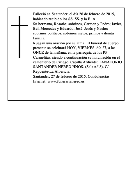 JOSEFINA FIDALGO BENITO