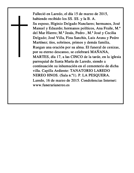 MARIA DEL CARMEN URQUIZA LIRON