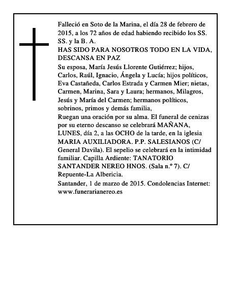 GREGORIO FRECHOSO FERNANDEZ