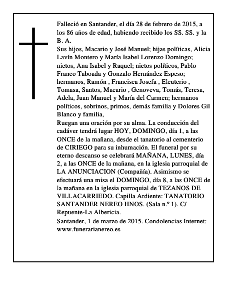 DEMETRIO FERNÁNDEZ BARQUÍN