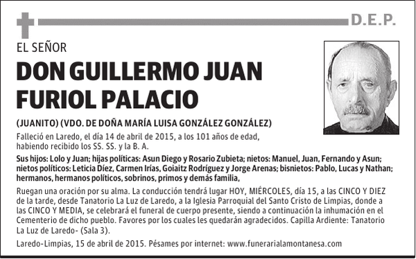 Guillermo Juan Furiol Palacio