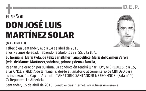 JOSE LUIS MARTINEZ SOLAR