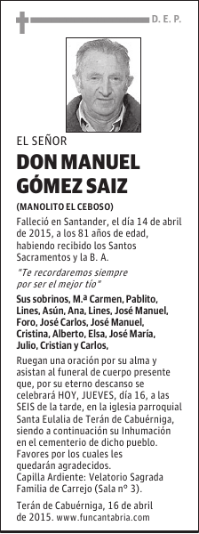 Manuel Gómez Saiz