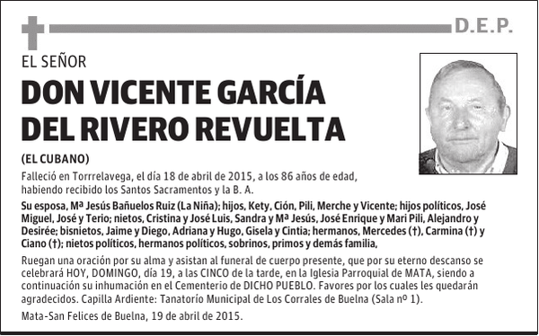 Vicente García del Rivero Revuelta