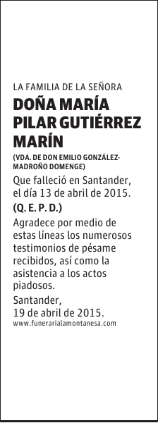 María Pilar Gutiérrez Marín