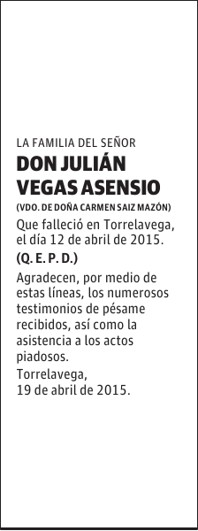 Julián Vegas Asensio