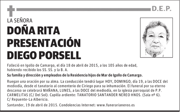 RITA PRESENTACION DIEGO PORSELL
