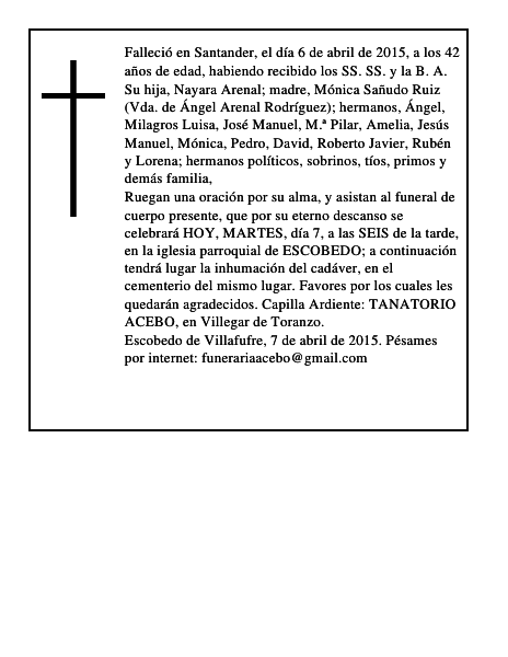 Raúl Arenal Sañudo