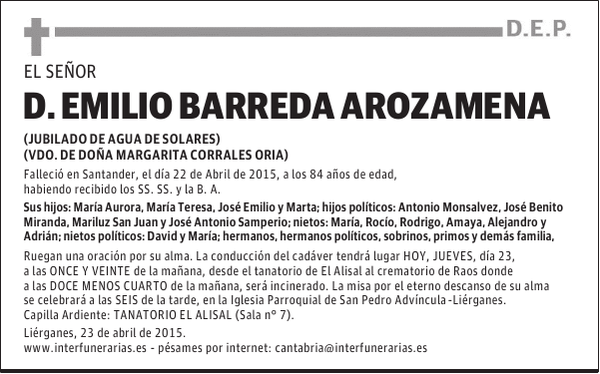 EMILIO BARREDA AROZAMENA