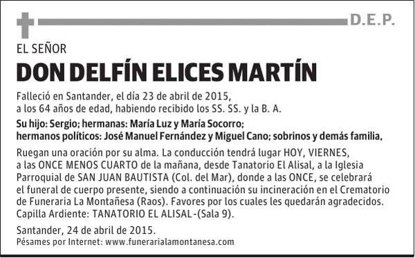 Delfín Elices Martín