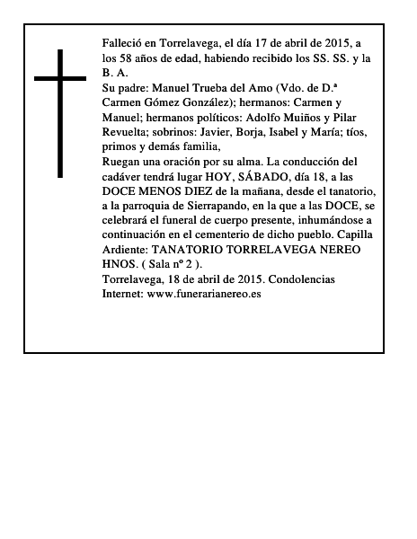 JOSE POLICARPO TRUEBA GOMEZ