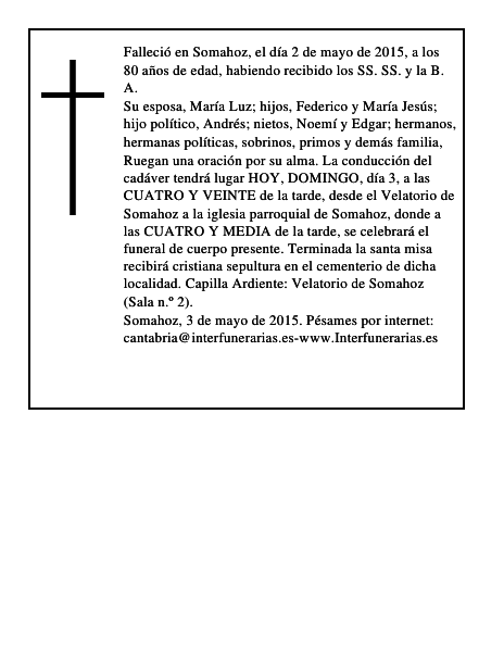 FEDERICO FERNANDEZ LASARTE