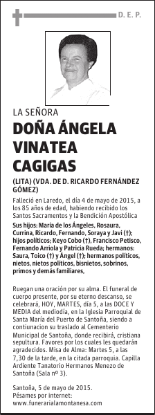 Ángela Vinatea Cagigas
