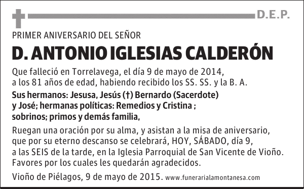 Antonio Iglesias Calderón