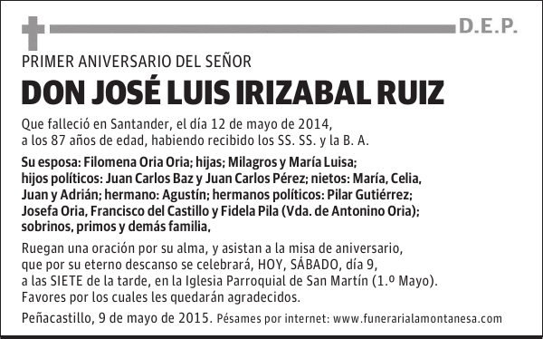 José Luis Irizabal Ruiz
