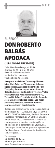 Roberto Balbás Apodaca
