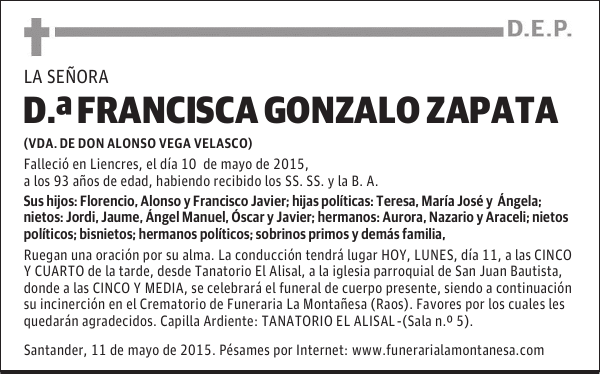 Francisca Gonzalo Zapata