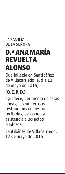 Ana María Revuelta Alonso